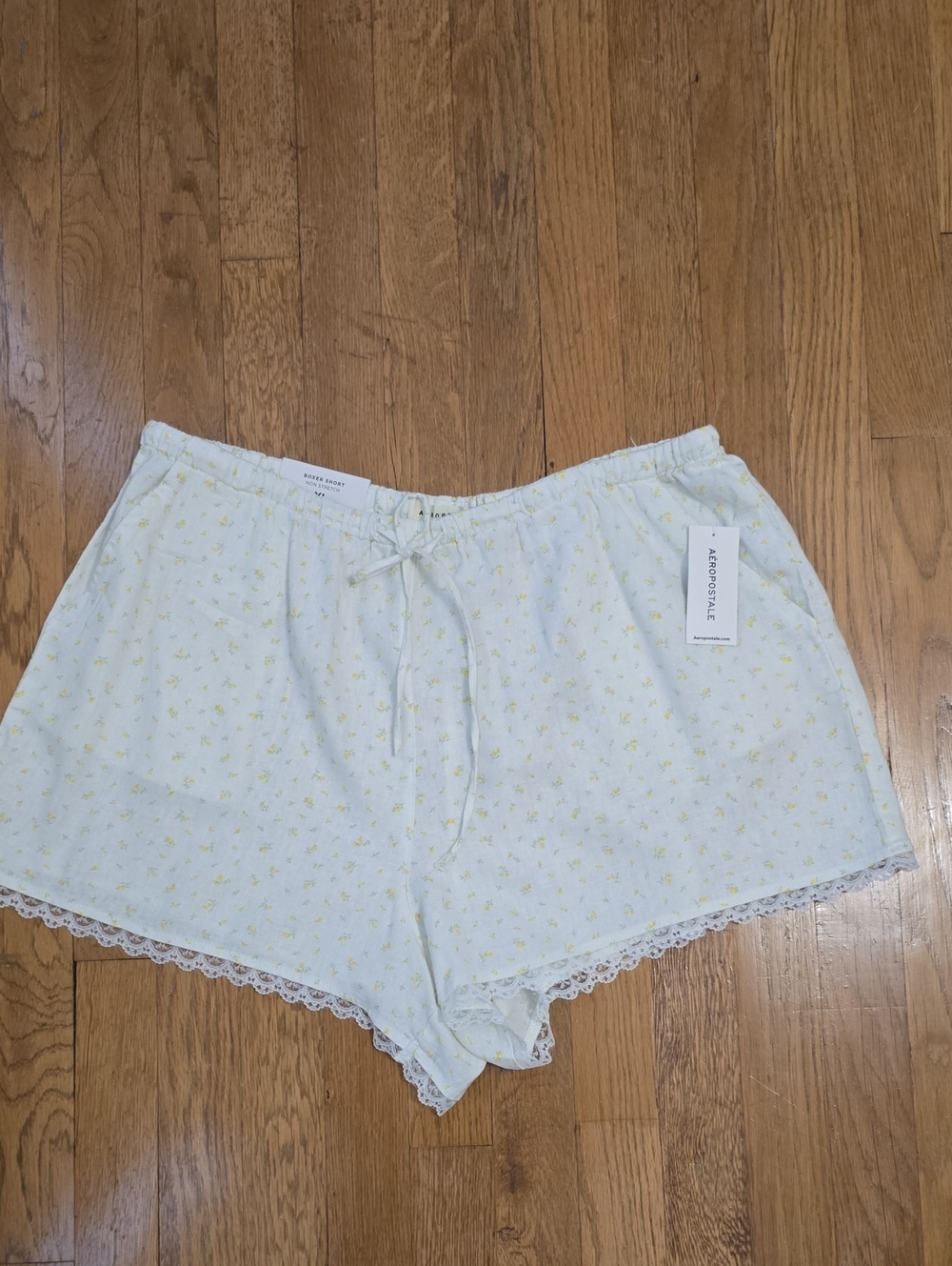 Aeropostale Brand Women's Junior Size Floral Boxer Shorts Size XL